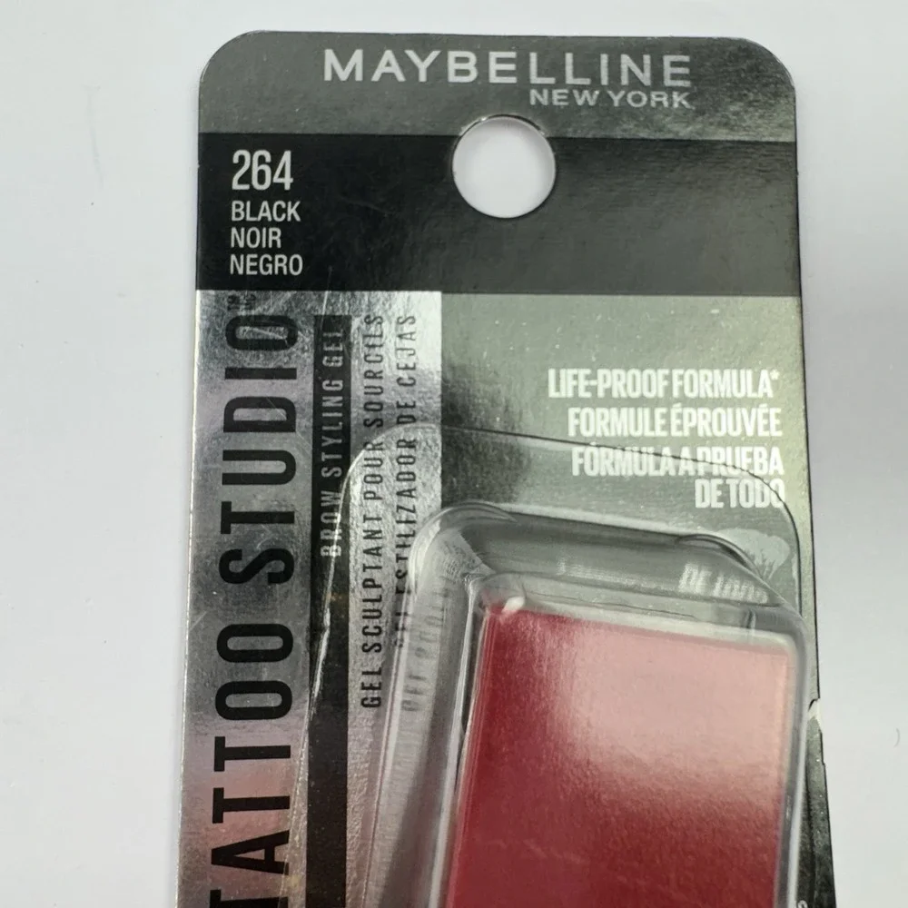 Maybelline Tattoo Studio Brow Styling Gel Color: Black/Noir/Negro
